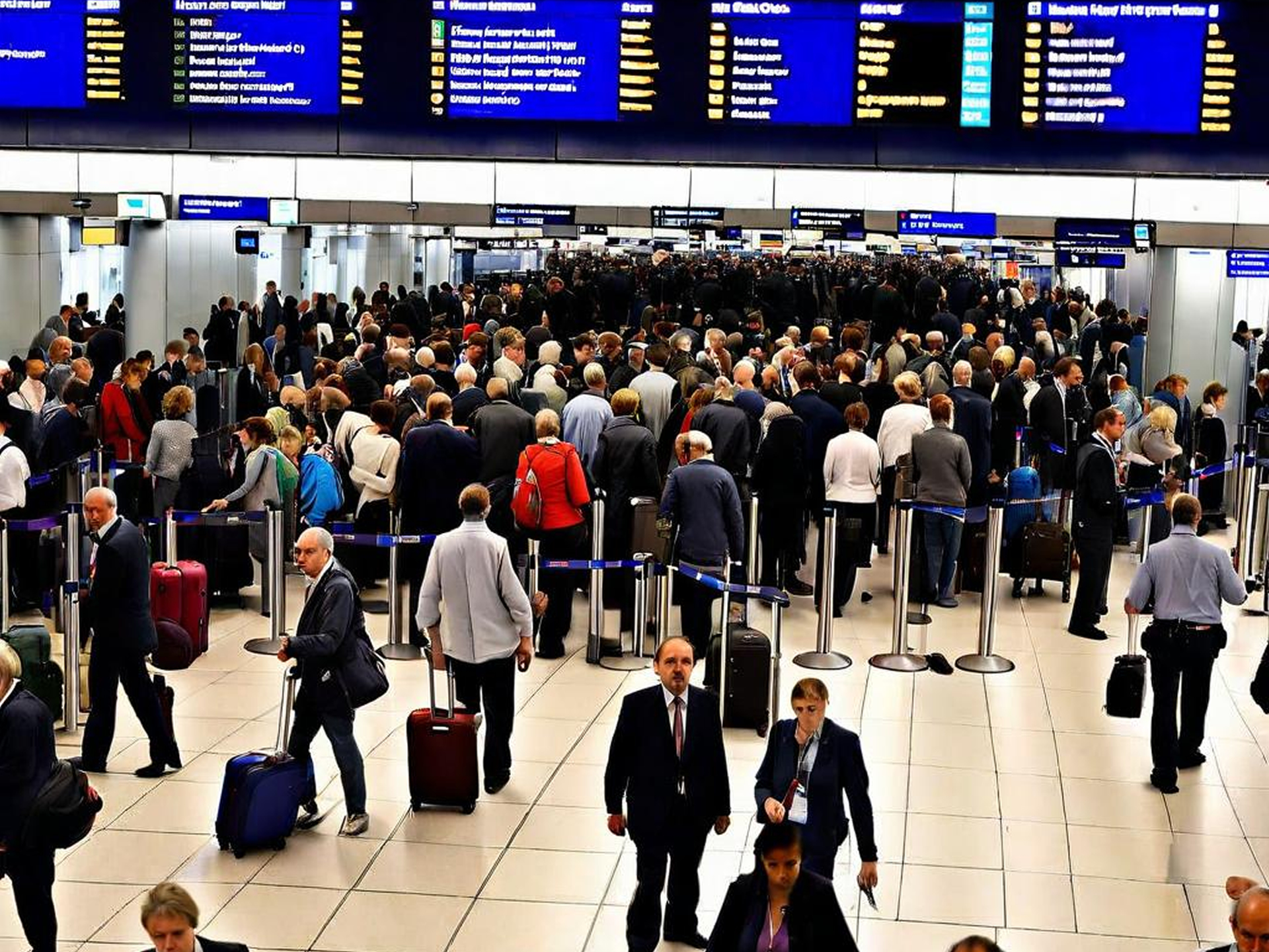 Хаос в аэропортах из-за сбоя системы